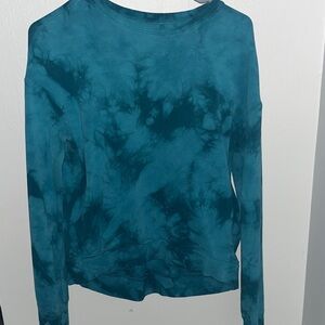 Teal Tie-Dye Women's Top